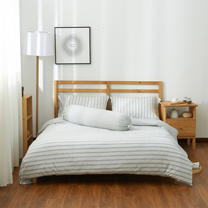 Giá Rẻ 100% Polyester Đôi Chải Sợi Nhỏ Nữ Hoàng Kích Thước Khăn Ga Giường & Comforter Set 4Pcs Bao Gồm Dệt Gối Trường Hợp Khách Sạn - Product Image 2