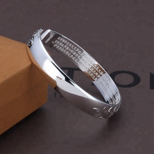 Fashion Charming 999 Sterling <strong>Silver</strong> <strong>Bracelets</strong> for Man&amp; <strong>Children</strong> - Product Image 3