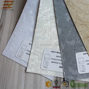 Kain Tirai Vertikal Langsung dari Pabrik PVC, Nuansa Rol PVC, Gorden Vertikal Pola Pintu Jendela Prancis Disesuaikan