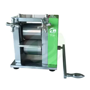 100mm Width Lab Manual Roller Press Machine for Battery Electrode after Coating and Drying