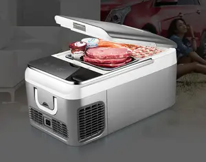 Mini refrigerador de coche compresor portátil automático de 12v