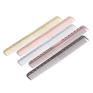 Spazzola di capelli Delle Donne Degli Uomini del Metallo di Alluminio di Taglio Pettine Dei Capelli di Parrucchiere e Barbieri Salon Combs Professionale Barbieri Spazzola Per Capelli - Product Image 5