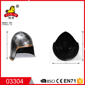 Casque de gladiateur de <span class=keywords><strong>Rome</strong></span> médiéval, casque en plastique argent brossé pour fête et carnaval, de haute qualité - Product Image 2