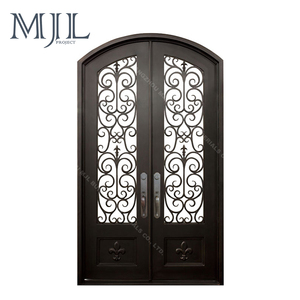 De alta calidad Interior Antiguo Ultra Plata Anodizado Forjado Puerta De Hierro - Product Image 2