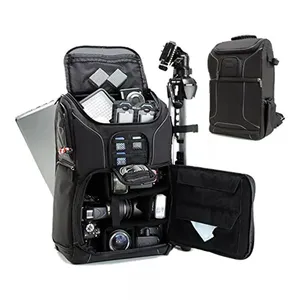 专业Dslr相机盒防水大相机背包相机包带三脚架支架