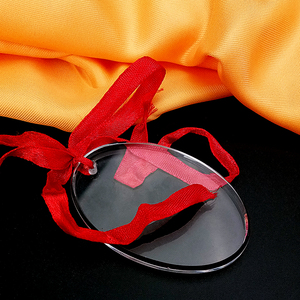 Ornamento in Cristallo a Goccia Personalizzato, Decorazione per Casa/Tempo Libero, Pendente in Vetro Trasparente - Product Image 5