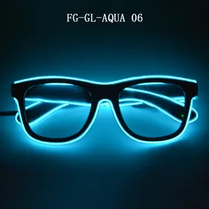 Großhandel Zier leuchtende sonnenbrille Sound Aktive Led/El Partei Gläser