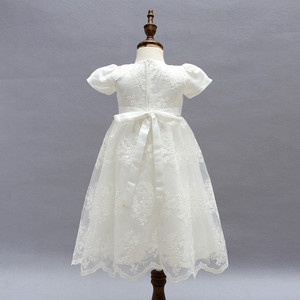 Vestido de <span class=keywords><strong>bautizo</strong></span> Formal hecho a mano <span class=keywords><strong>para</strong></span> niños, <span class=keywords><strong>para</strong></span> recién nacidos, bautismo, cumpleaños, con gorro - Product Image 6