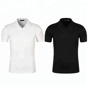 Polo blanco con <span class=keywords><strong>diseño</strong></span> personalizado para hombre, 100% poliéster - Product Image 2