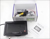 Monitor de Coche LCD TFT de 7 Pulgadas, Impermeable, 24V, Entrada de Video de 2 Vías, Cámara de Visión Trasera con Sensor AHD, Pantalla Digital HD