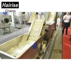 Hairise 20% maliyet tasarrufu konveyör bant bulaşık makinesi temizleme sistemi