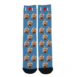 Pas de MOQ, chaussettes personnalisées avec <span class=keywords><strong>photo</strong></span>, chaussettes pour bébé, animal de compagnie, chien, enfants, chaussettes avec <span class=keywords><strong>photo</strong></span> - Product Image 5