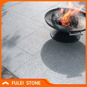 Barato al aire libre flameado granito gris claro chino pavimento de baldosas de piedra - Product Image 1