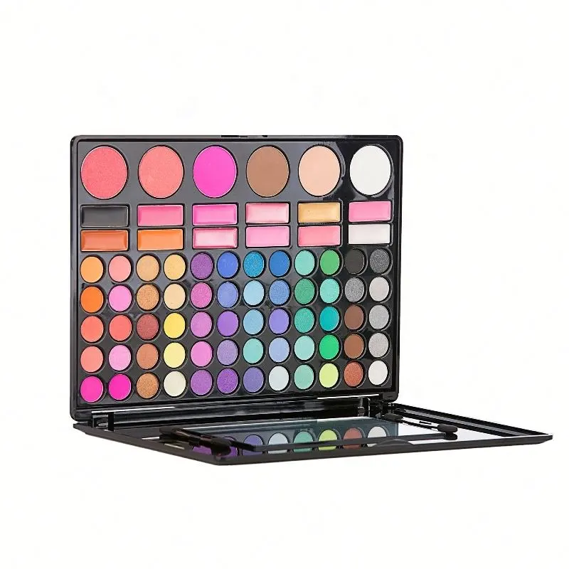 Grosir Makeup Kustom 78 Warna Label Pribadi Palet Eyeshadow