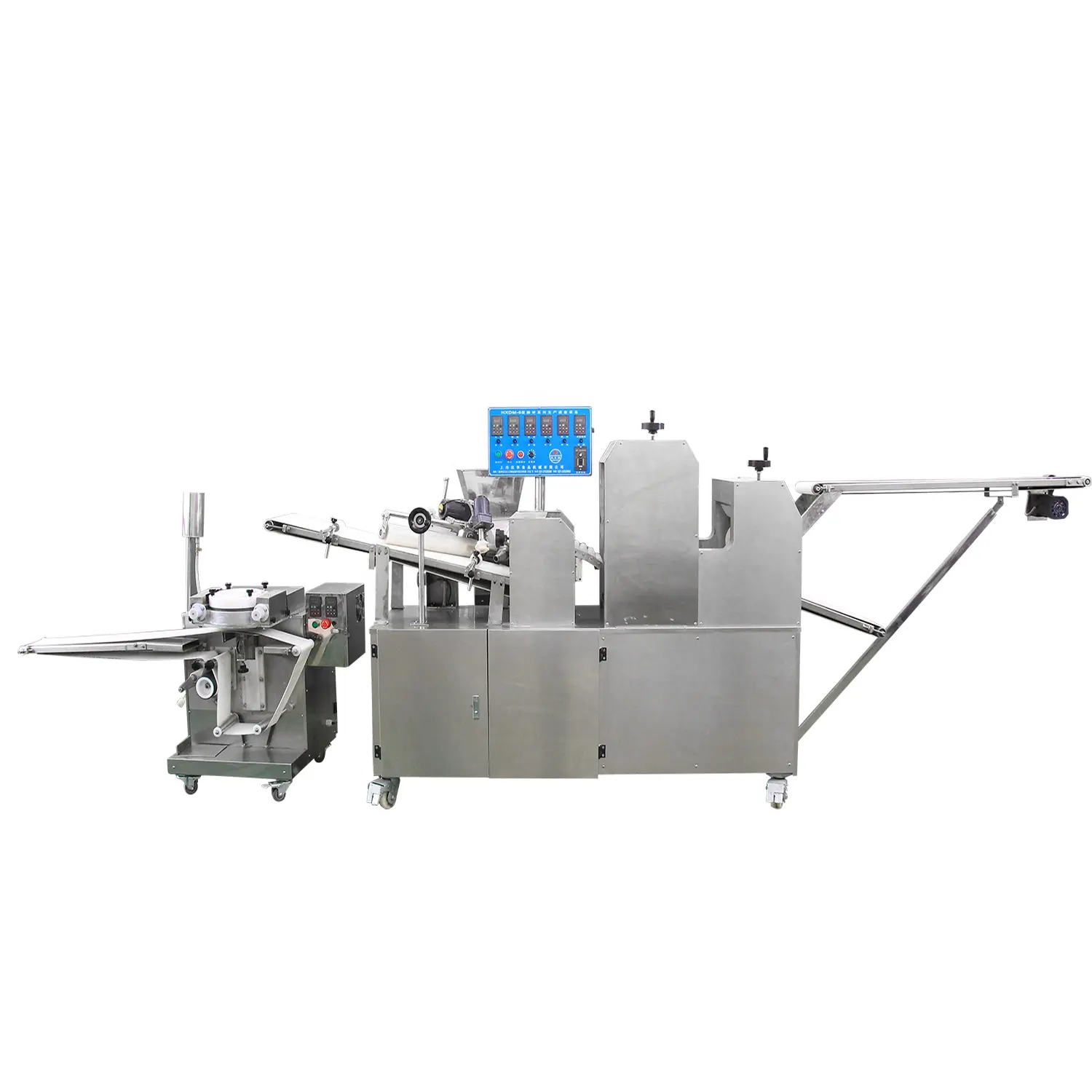 Commerciële Ei-Yolk Bladerdeeg Machine In Voedsel Industrie Volledige Automatische Schilferige Pastry maker machine