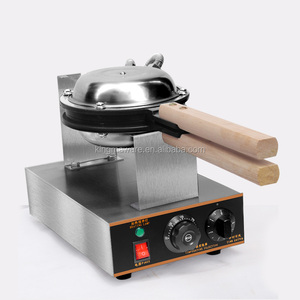 FY-6 Elettrico In acciaio inox per Uso Professionale Bolla Antiaderente <span class=keywords><strong>Waffle</strong></span> Ferro Crea Bolla Cialde A Forma di
