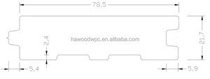 WPC(<strong>PVC</strong>) Wood Plastic Composite Porch <strong>Flooring</strong> - Product Image 4