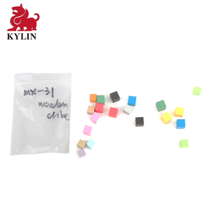 Blocs de construction en bois pour enfants 8*8*8mm, cubes colorés et jeux de société éducatifs, dominos en cube - Product Image 6