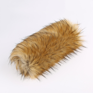<span class=keywords><strong>CAMMELLO</strong></span> colore Ad Alta pila <span class=keywords><strong>pelliccia</strong></span> del faux per il collare - Product Image 1