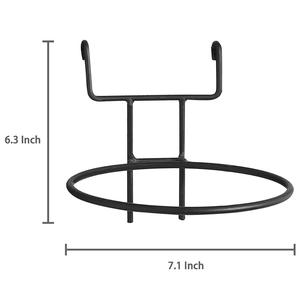 Rabotteuse murale en terre brute, supports de plantation, fil métallique noir, de 7 pouces, pour mur en <span class=keywords><strong>treillis</strong></span> métallique, lot de 6 pièces - Product Image 2