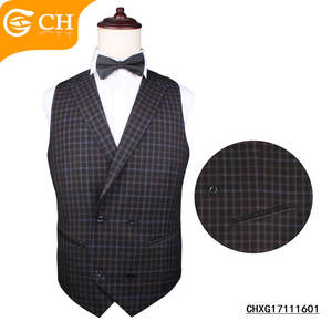 เสื้อกั๊กผ้าฝ้ายลายทางมีกระเป๋า - Product Image 6