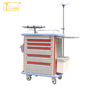 Heiß verkaufte YKS020 Luxus-ABS-Medikamente für Notfall wagen mit Rädern/hochwertigem medizinischen Notfall wagen - Product Image 2