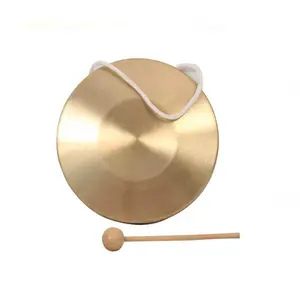 Instrumento de música Gong de cobre, platillos música metal Gong