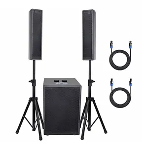 RQSONIC WA312A-BT Active Column PA Sound Speaker System dj