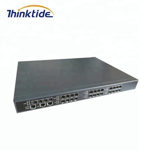 Epon 24 Poorten Olt 10G Gepon Optische Line Terminal Layer 2 Switching 4K Vlan, Qinq Spanning Tree