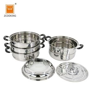 <span class=keywords><strong>5</strong></span> strato di Spessore Fondo Pentole Grande Vapore E Non-stick Set di Pentole - Product Image 6