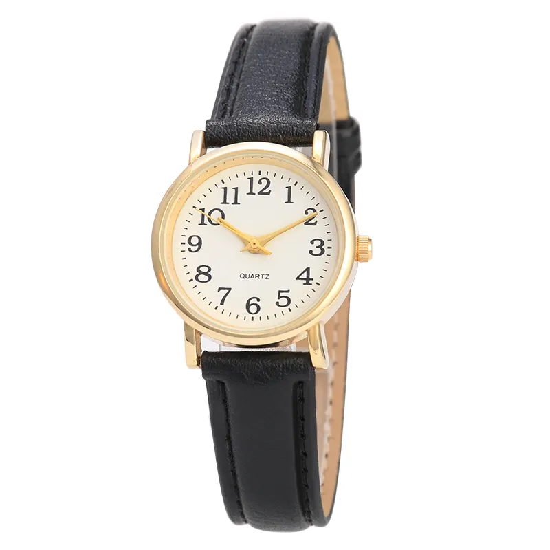 wholesale lady watches for leather strap cheap prices japan movement