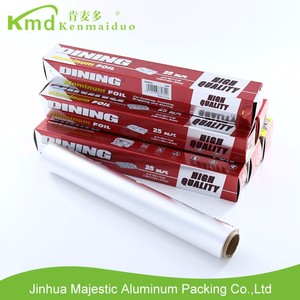 Parrilla horno hornear papel de aluminio barbacoa de pollo envolturas de papel <span class=keywords><strong>oilpaper</strong></span> plata rollos metal - Product Image 2