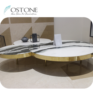 Mua Vòng Phòng Khách Panda Trắng Đá Cẩm Thạch Hàng Đầu Bàn Cà Phê Trực Tuyến - Product Image 2