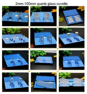 Vajilla de cuarzo transparente, micro reacción, 10mm, uv, cuvette de cuarzo - Product Image 6