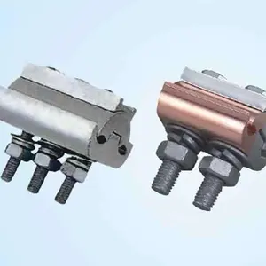 De aluminio y cobre paralelo ranura conector abrazadera perforación clip alumbre/cu extrusión tipo PG abrazadera perro conductor