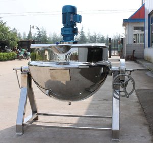 SUMPOT स्टेनलेस स्टील आंदोलन खाना पकाने केतली 200L / 300L / 400L / 500L / 600L / 800L / 1000L