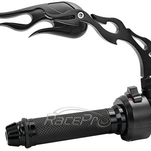 Rétroviseur de moto universel personnalisé de style flamme de feu pour <span class=keywords><strong>Harley</strong></span> Davidson Cruiser - Product Image 4