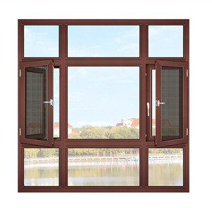 De último diseño abatible de aluminio ventana rota puente de aluminio con red de <span class=keywords><strong>mosquito</strong></span> - Product Image 2