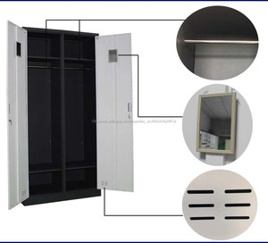 Muebles escolares Armarios de almacenamiento <span class=keywords><strong>Taquilla</strong></span> metálica de dos puertas - Product Image 6