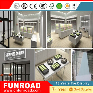 Funroad mesa vitrina exhibidor mostrador de la exposición para celular y tienda informática - Product Image 1