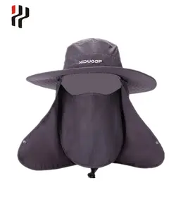 Outdoor Sun Protection Fishing Cap with Ear and Neck Flap Cover Bucket Hats