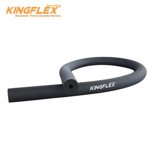 Tubo aislante flexible de espuma de goma de la mejor calidad, aislamiento de tuberías de aire acondicionado para exteriores