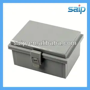 Newest waterproof hinged plastic box wooden box with metal hinge