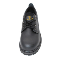Chaussures de sécurité S2 en cuir avec embout en acier, résistantes aux acides, antistatiques et légères, pour l'aéroport et l'agriculture