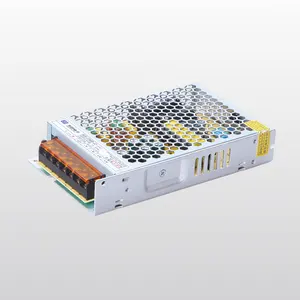 HX-120H-24 kualitas MW LRS 120-24 AC 100-240V DC 24V 5A catu daya 120W transformer driver dalam ruangan untuk lampu led dan tampilan