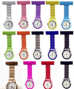 Wholesale Mix 14colors <strong>Nurse</strong> Fob <strong>Watch</strong> Brooches Tunic Quartz Silicone <strong>Nurse</strong> <strong>Watch</strong> - Product Image 1