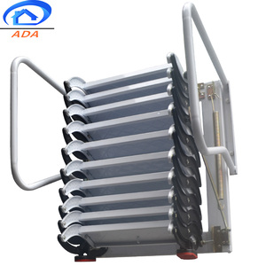 Vente d'usine Extension d'échelle en acier aluminium murale moderne marches télescopiques et pliantes multi-usages - Product Image 6