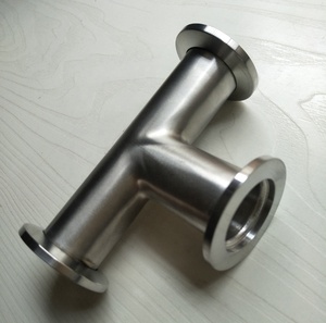 Hohe vakuum 3A sanitär Tri-clamp Geschmiedet gleich edelstahl T Nippel Ellenbogen Quer Reduzierung rohr armaturen flansche - Product Image 3