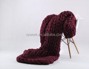 100% laine lourd chaud jeter couverture souple à la main canapé couverture, throw pour canapé - Product Image 6