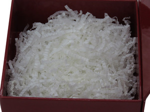 Sepet dolgu doldurma küçük kesim pamuk doku <span class=keywords><strong>kraft</strong></span> kırışık beyaz rendelenmiş kağıt hediye kutusu için - Product Image 3